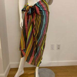 44" x 70" Multicolor Sarong 100% Cotton